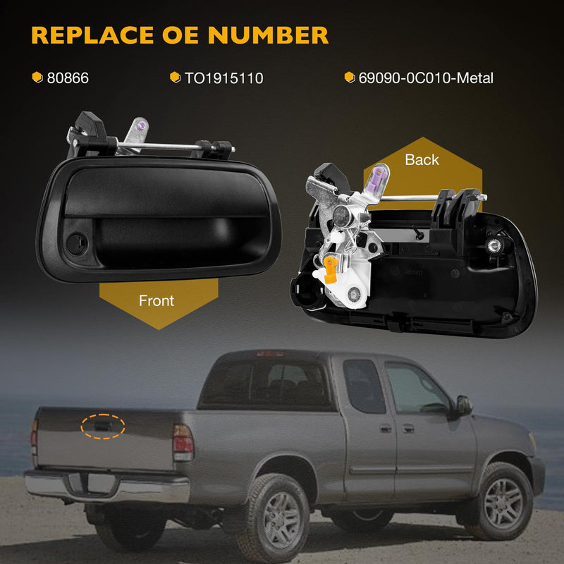 Upgraded Metal Tailgate Handle Liftgate Latch w Keyhole For Toyota 00 06 Tundra