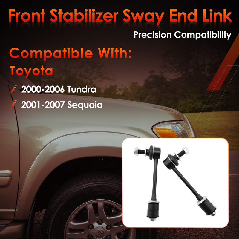 Left Right Front Sway Bar Stabilizer Links For Toyota Tundra Sequoia 00 07 2