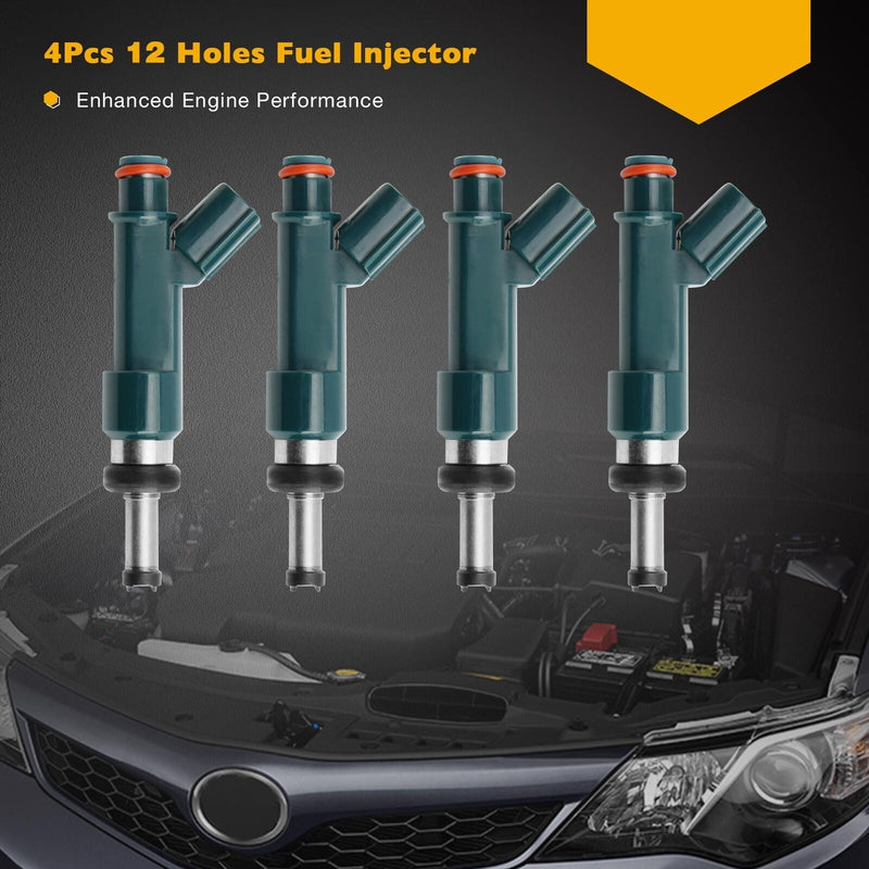 23250-37020 Denso Fuel Injectors for 2010 2015 Toyota Lexus CT200h Prius 1.8L 4x