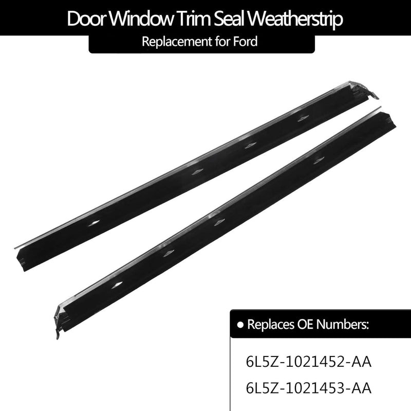 Weatherstrip Window Moulding Trim Seal Belt Front Outer for 1999 2011 Ford Ranger