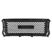 DURAFORCE Front Upper Bumper Grille for GMC Sierra 1500 2014 2015 Matte Black Denali