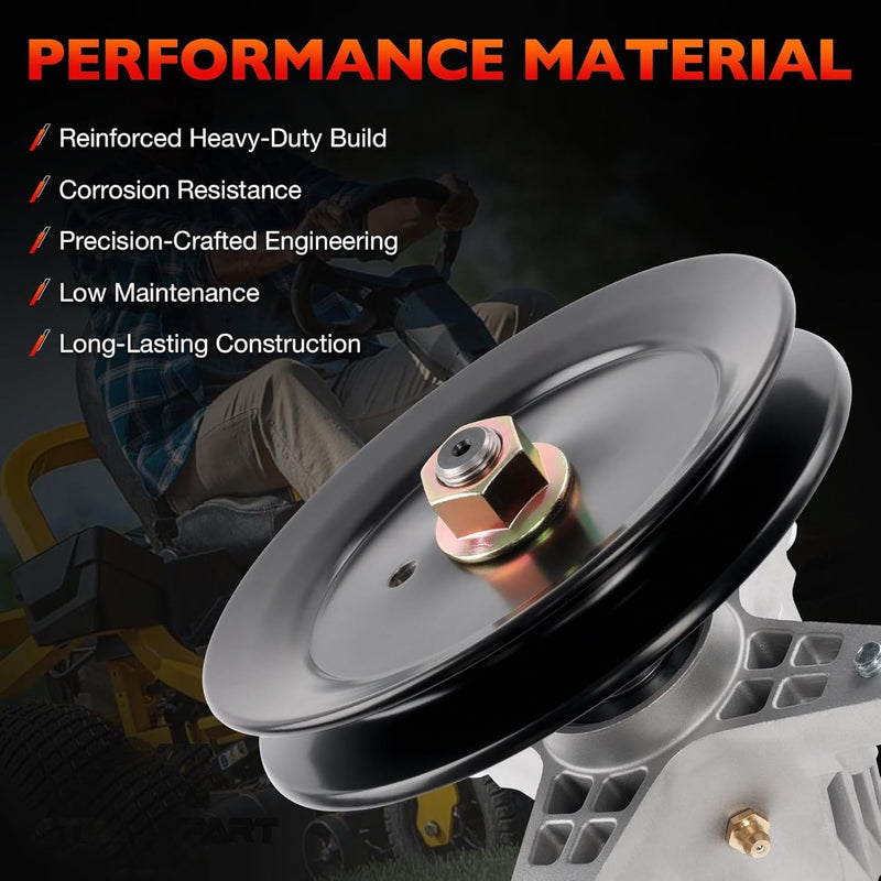 Blade Spindle Belt Idler Kit for Cub Cadet Ultima ZT2 ZTS2 ZT3 60 Inch Decks