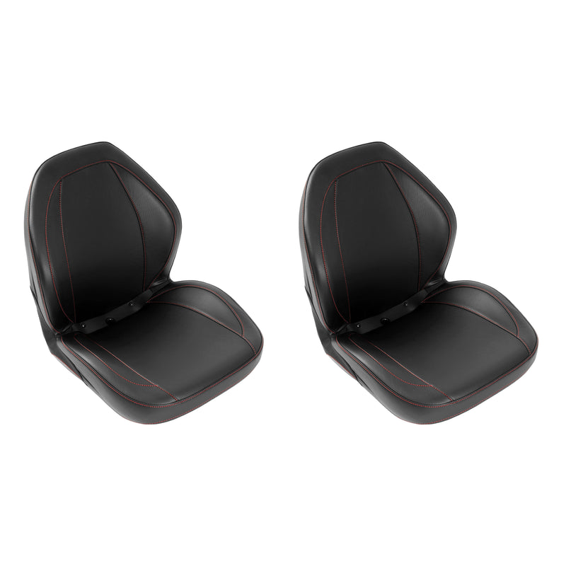 2Pcs Black Sewn Bucket Seats For Yamaha Rhino 450 660 700 5UG-F4710-00-00