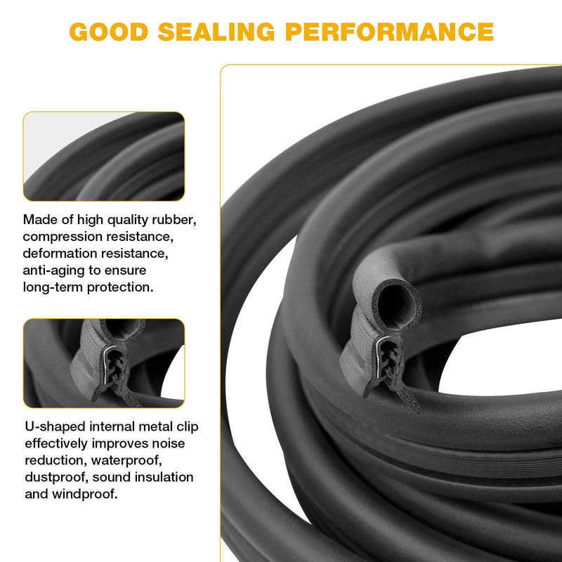 6446106060 Rear Trunk Lid Weatherstrip Rubber Seal for Toyota Camry RAV4 07 16
