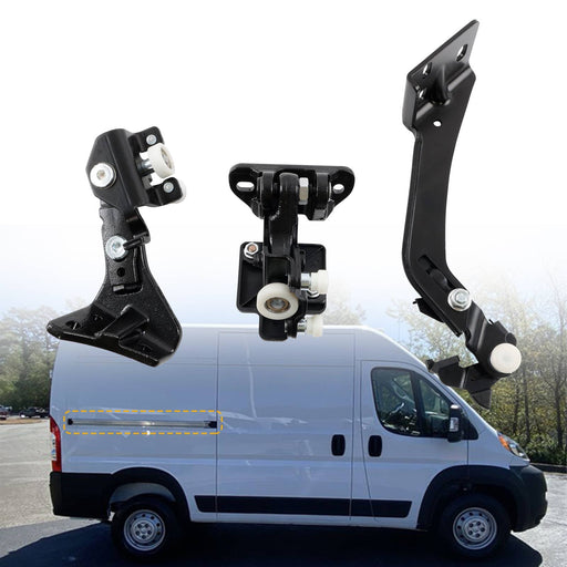 DURAFORCE Upper Middle Lower Right Sliding Door Roller Kit for Ram ProMaster 2014 2025