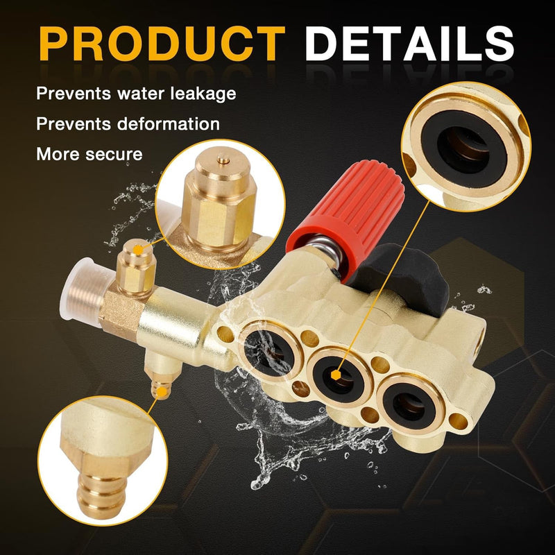 7108746 Manifold Replacement For AAA 530008 530009 530016 Pressure Washer