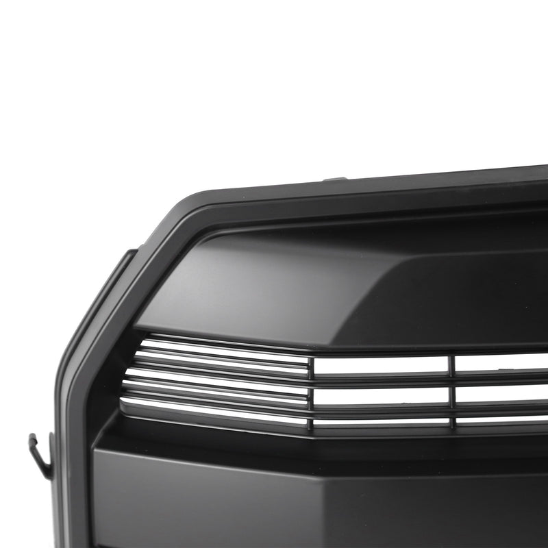 DURAFORCE King Ranch Style Front Grille W/Camera Hole Matte Black For Ford F150 2015-2017