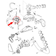 DURAFORCE 3861676 3589553 Thermostat Housing for Volvo Penta OMC V6 V8 Engines