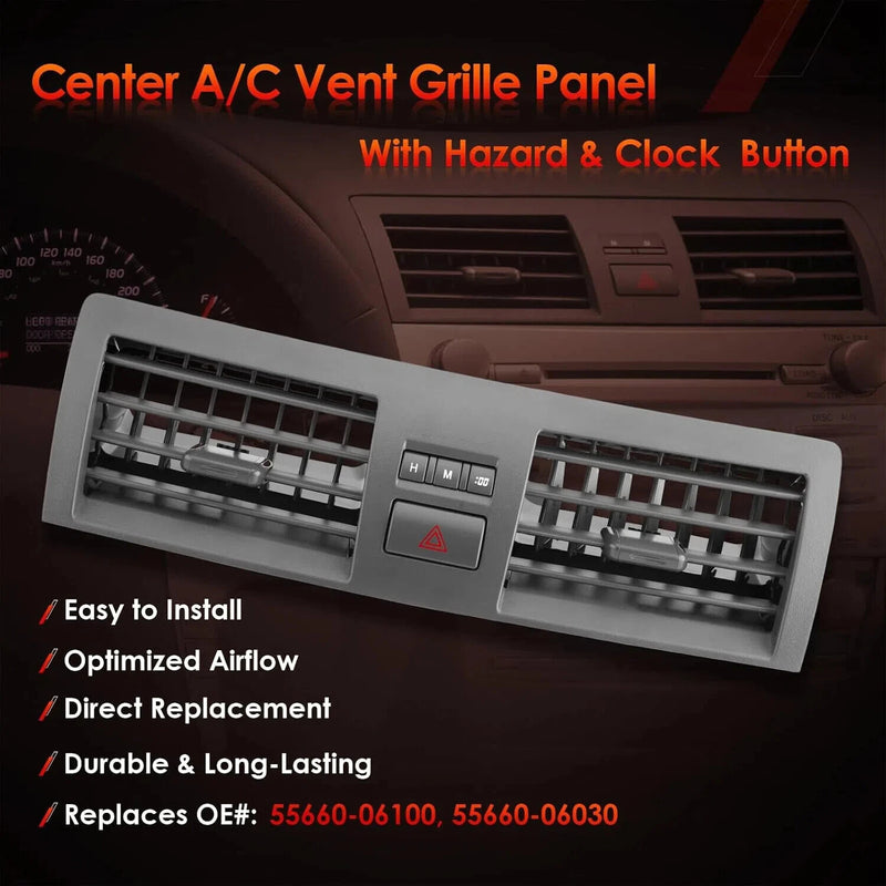 5566006030 Console Dash Center Air Vents Trim Insert for Toyota Aurion Camry