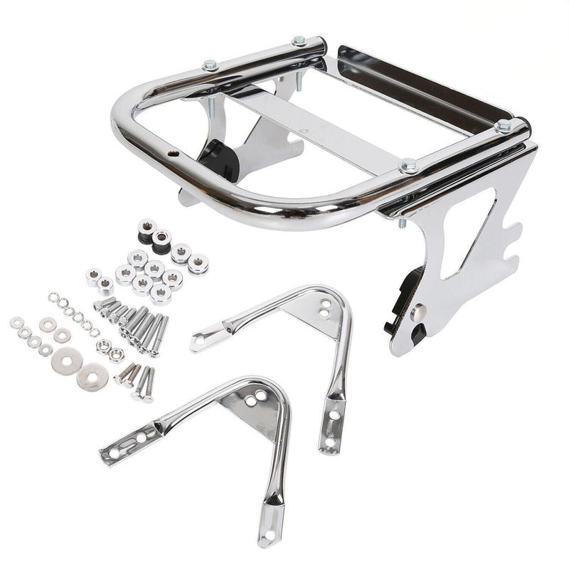 DURAFORCE Razor Motorcycle Trunk Fit For Harley Backrest Pad Street Road Glide 97-08