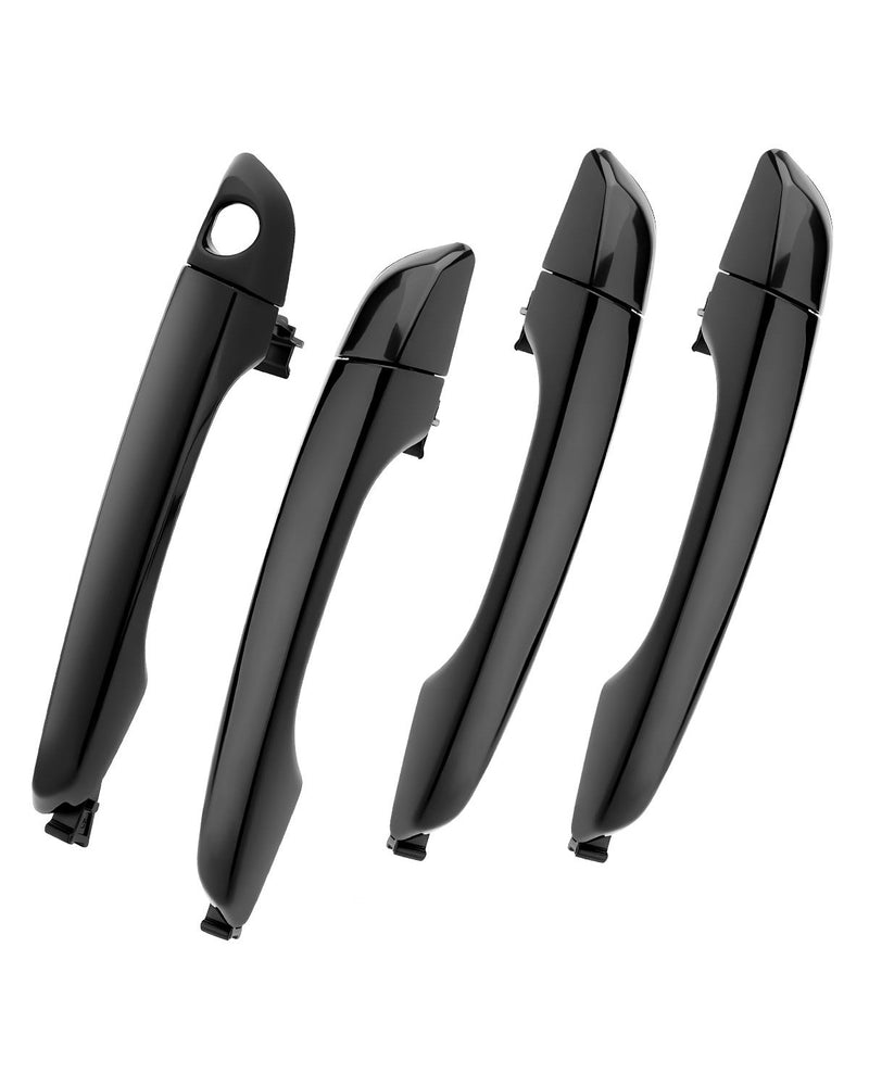 82651F2010 Black Outside Exterior Door Handle Kit For 2017-2020 Hyundai Elantra