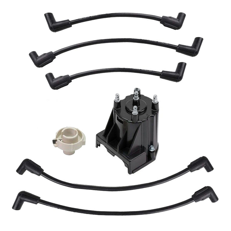 84816761Q14 811635Q2 Spark Plug Wires Distributor Cap Rotor for MerCruiser 3.0L