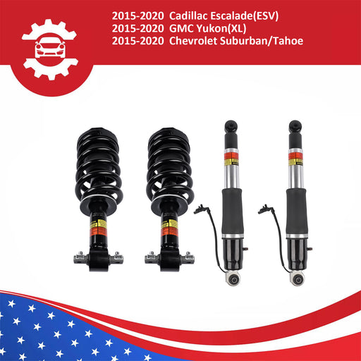 DURAFORCE FRONT Strut Assy & REAR shock Absorber for 2015-20 Escalade Suburban Tahoe Yukon