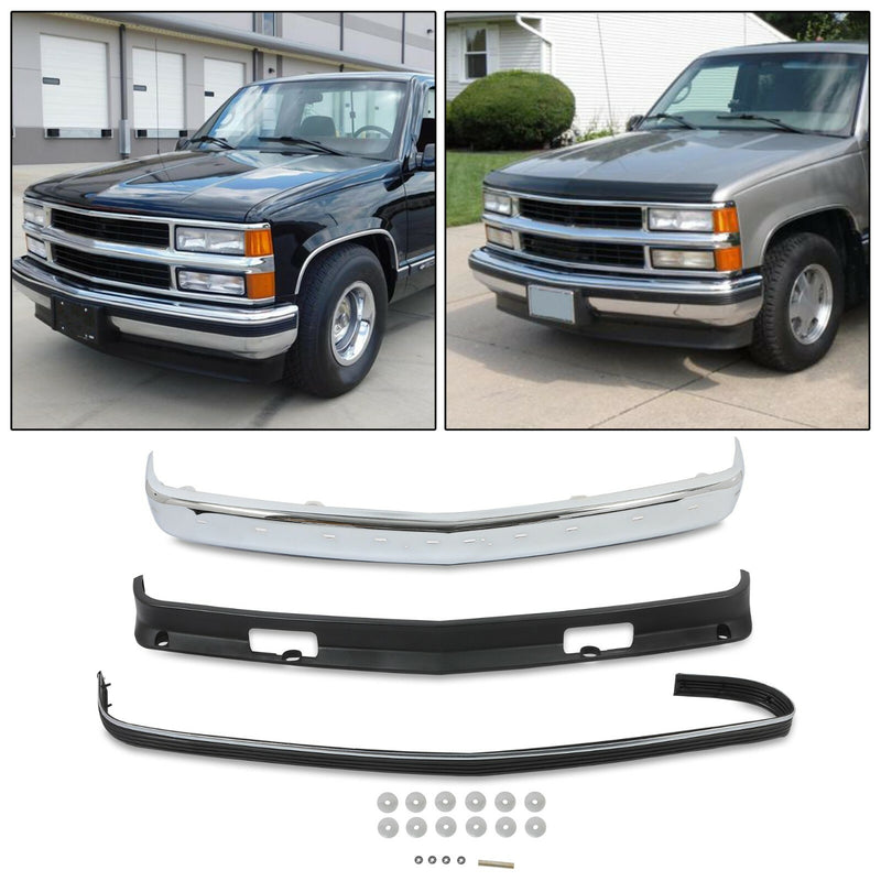 Front Bumper Kit Deflector For 1988 2000 Chevy GMC C K 1500 2500 3500 Yukon