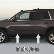 DURAFORCE Chrome Side Door Trim Rocker Panel Molding Kit for 15-19 Chevy Tahoe Suburban