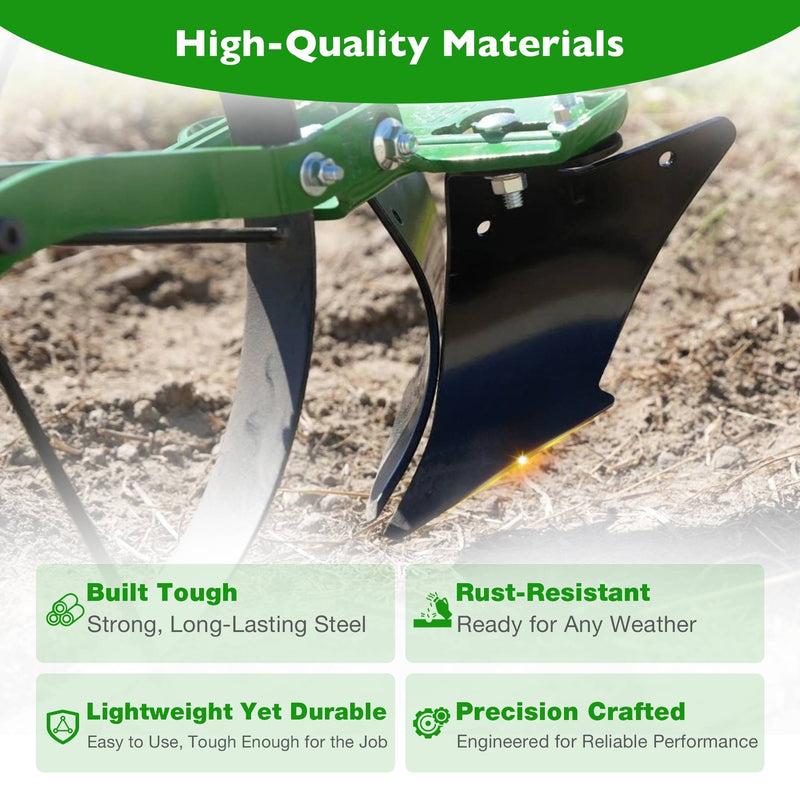 Heavy Duty Hoss Wheel Hoe Plow Set with Attachments for Planet Jr Other Model