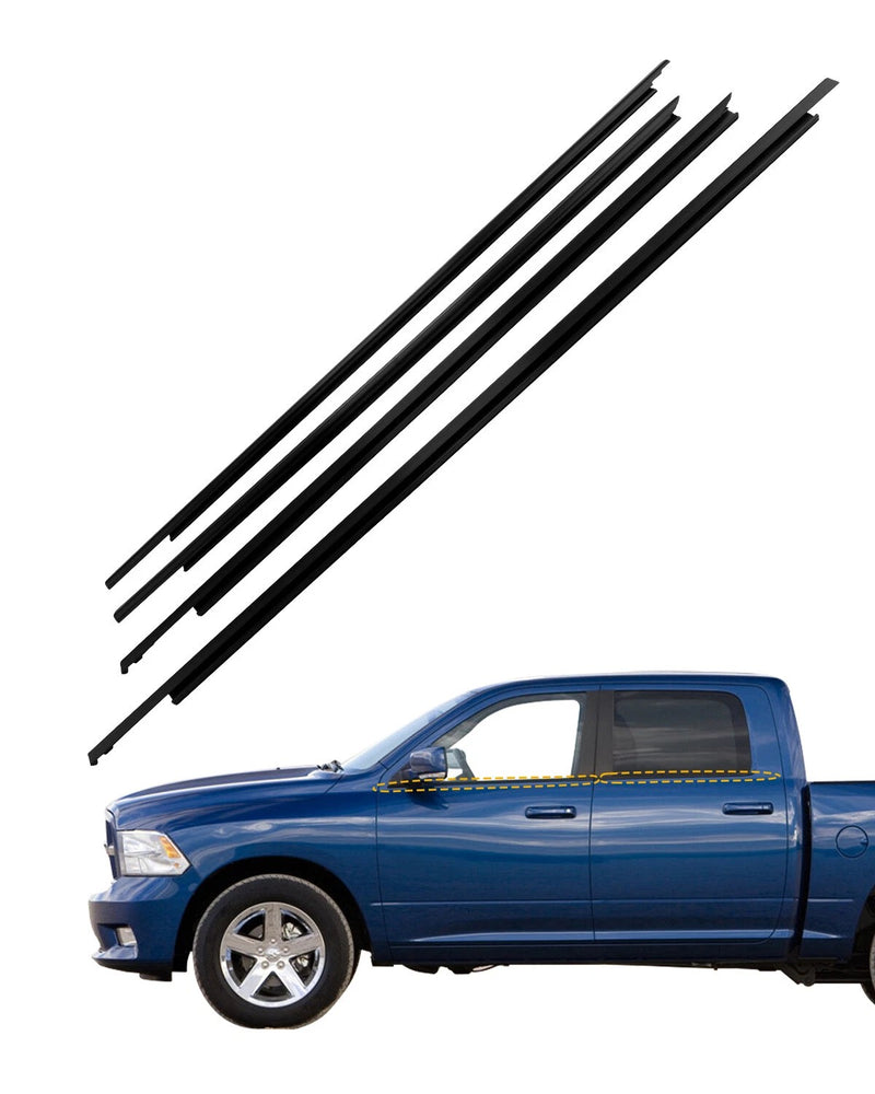 Weatherstrip Window Moulding Trim Seal Belt for Dodge Ram 1500 2500 3500 09 23