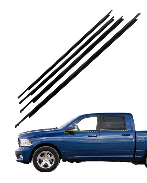 DURAFORCE Weatherstrip Window Moulding Trim Seal Belt for Dodge Ram 1500 2500 3500 09 23