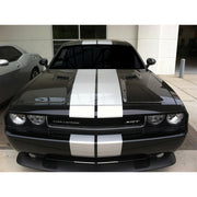 DURAFORCE Vinyl Rally Stripes Racing Stripe Hood Trunk Roof for Dodge Challenger 10 Inch