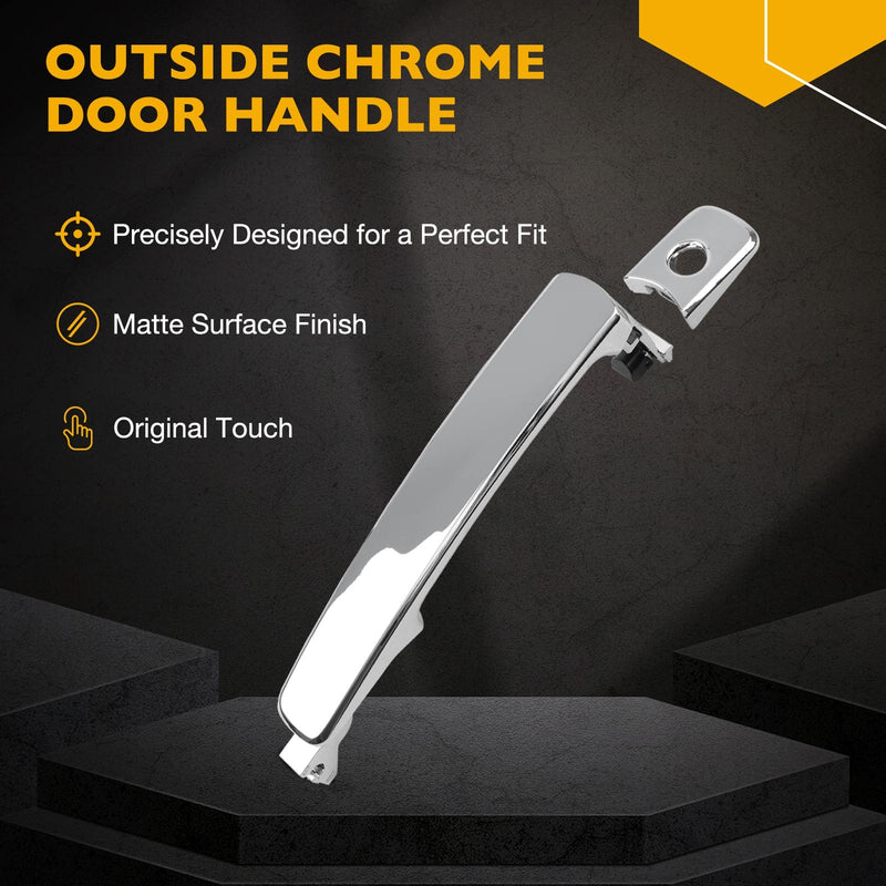4 Exterior Door Handles Front Rear for 03-15 Nissan Rogue Infiniti FX35