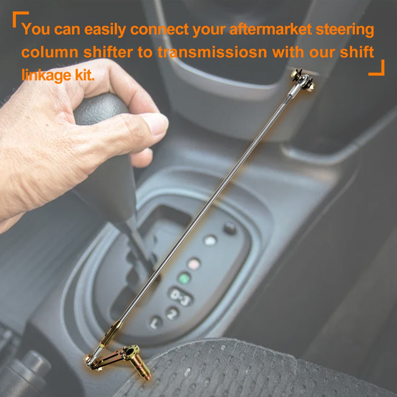 ACA1807 Adjustable Column Shift Linkage Kit 21 Inch for AOD Ford Transmission