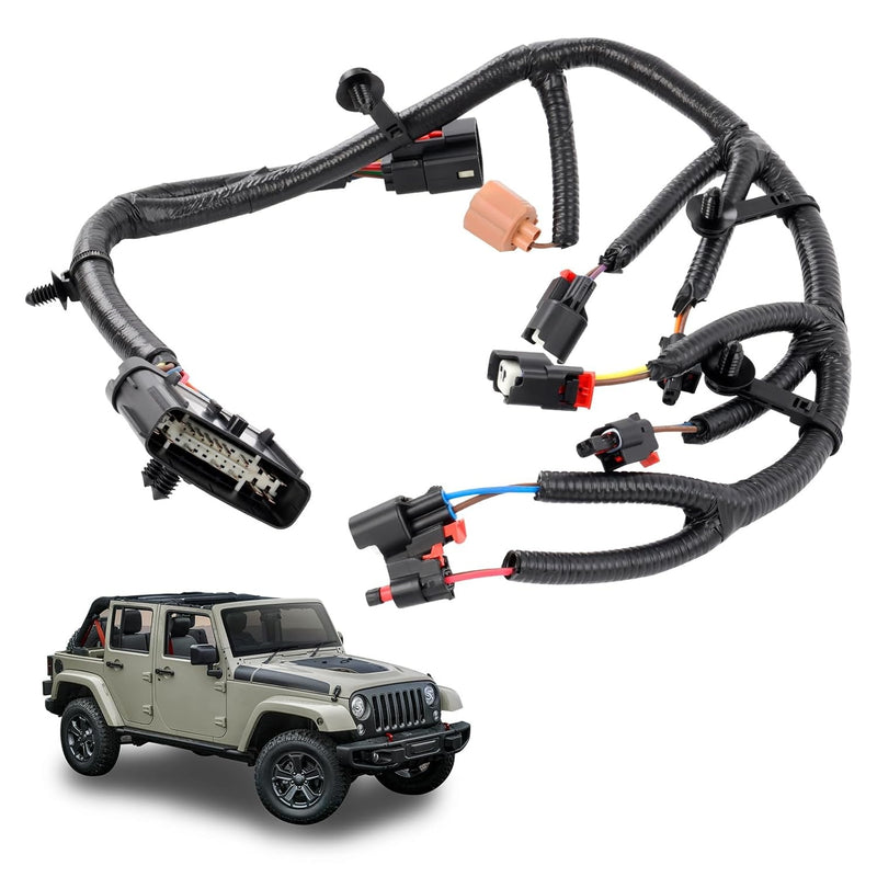68087837AF Injector Wiring Engine Wire Harness for Ram 1500 Jeep Wrangler 12-24