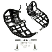 DURAFORCE For Kawasaki KFX700 KFX 700 Nerf Bars Pro Peg Heel Guards W/ Nets Side Step Bars