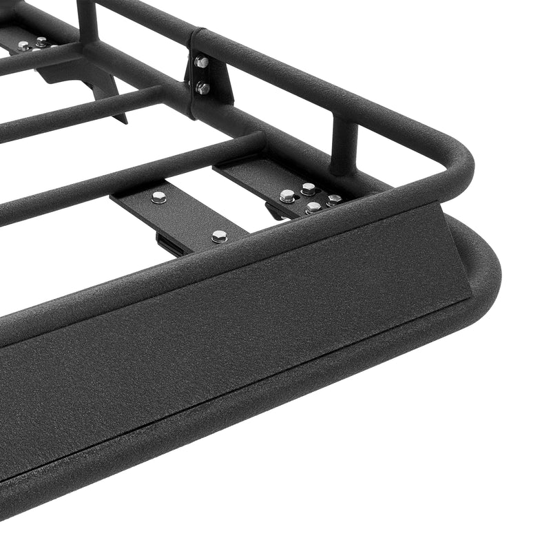 DURAFORCE Roof Cargo Basket Top Rack Luggage Carrier For Jeep Cherokee XJ 1984-2001