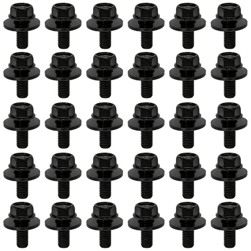 DURAFORCE 9GG600616T M6 1.0 x 15mm Fender Liner Headlamp Assembly Screws Bolt for Mazda