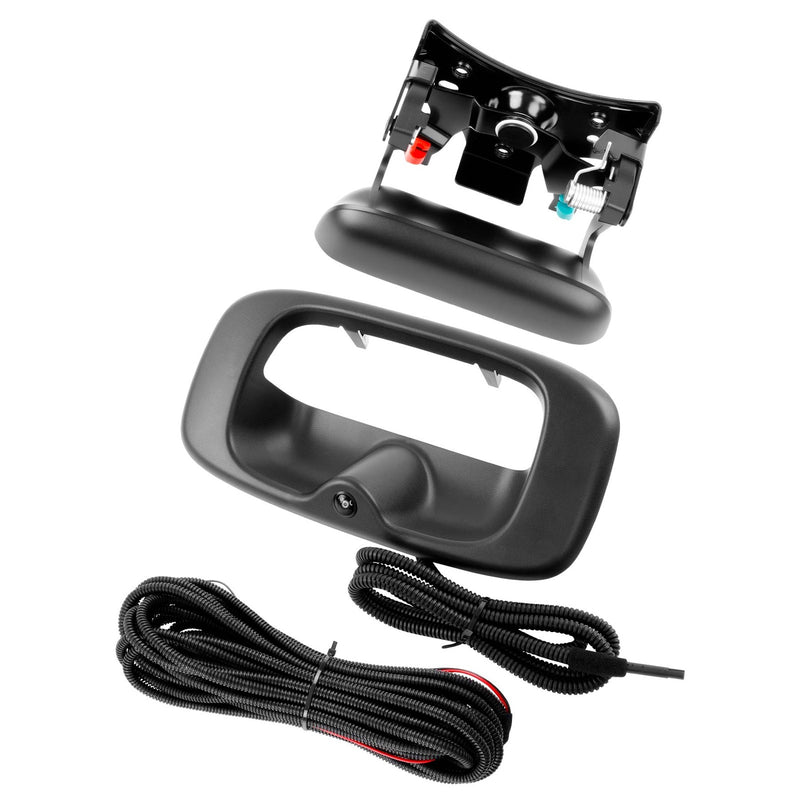 Upgrade Metal Tailgate Handle Backup Camera for Chevy Silverado GMC Sierra 1999 2007