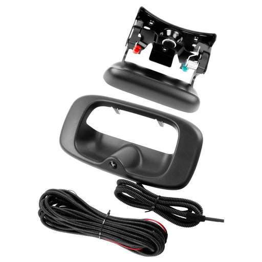 DURAFORCE Upgrade Metal Tailgate Handle Backup Camera for Chevy Silverado GMC Sierra 1999 2007