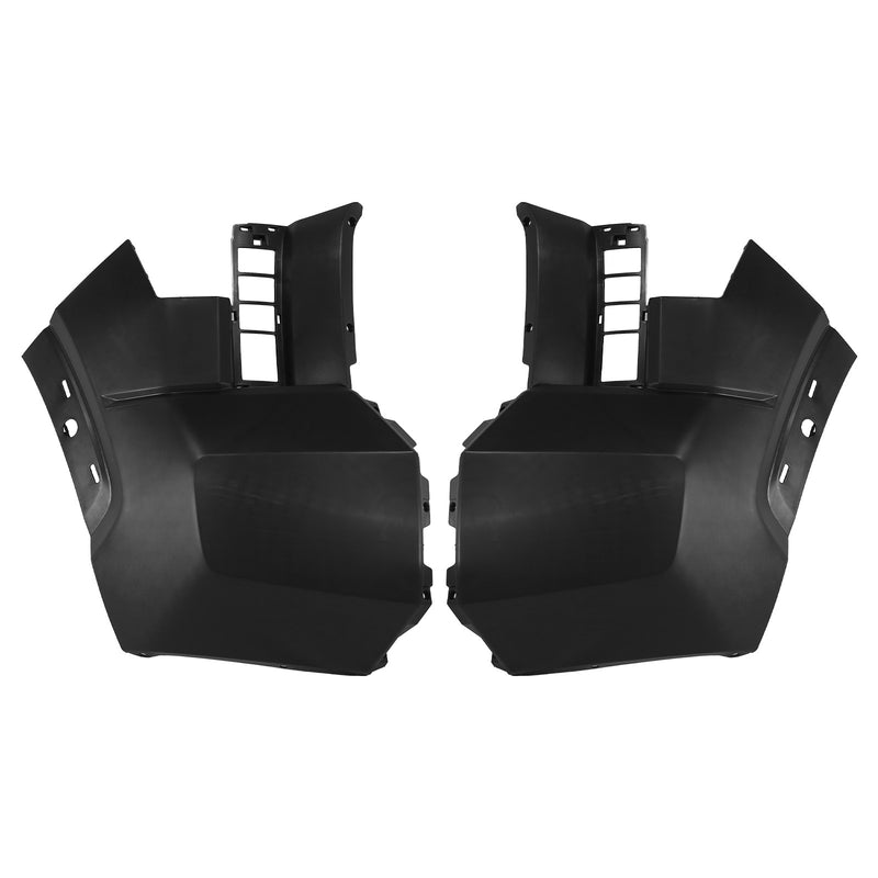 DURAFORCE Front Bumper End Caps Panel Covers for Toyota Tundra 2022-2024 No Sensor Hole