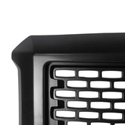 DURAFORCE Front Upper Bumper Grille Matte Black For GMC Sierra 1500 2014 2015 Denali Style