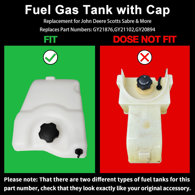 GY21876 Gas Fuel Tank for John Deere D100 D105 D110 D120 D130 D140 D150 D160