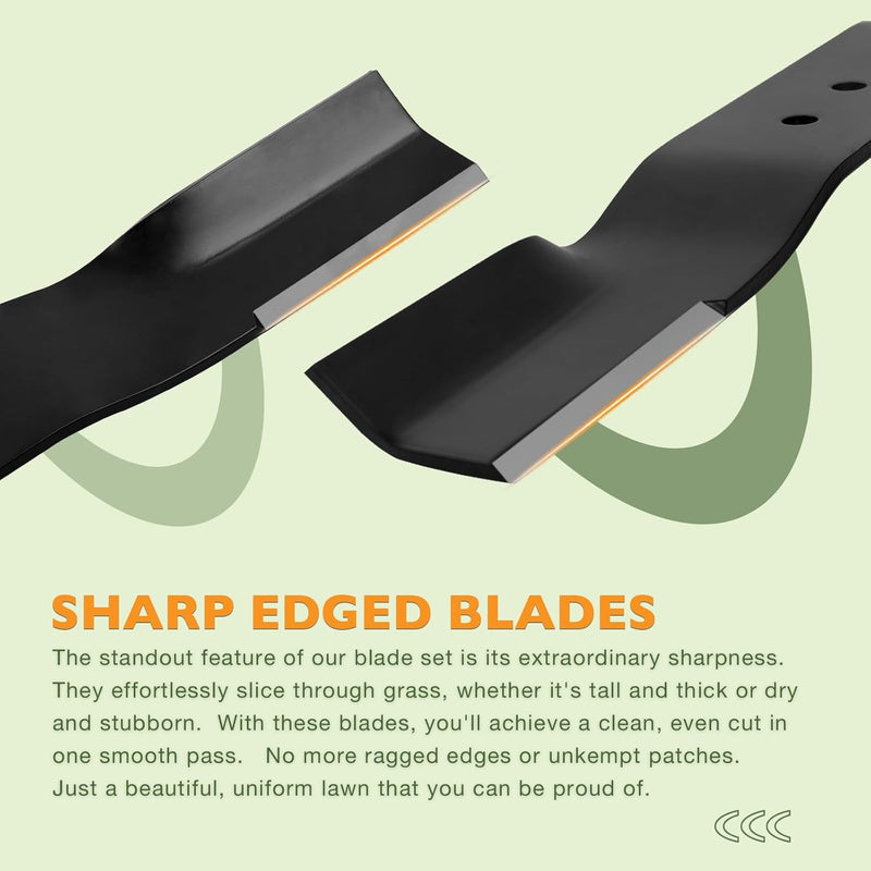 91-050 Lawnmower Blade for Swisher 20.5x2.25 Inch 60in Cut Mower Oregon 2 Pack
