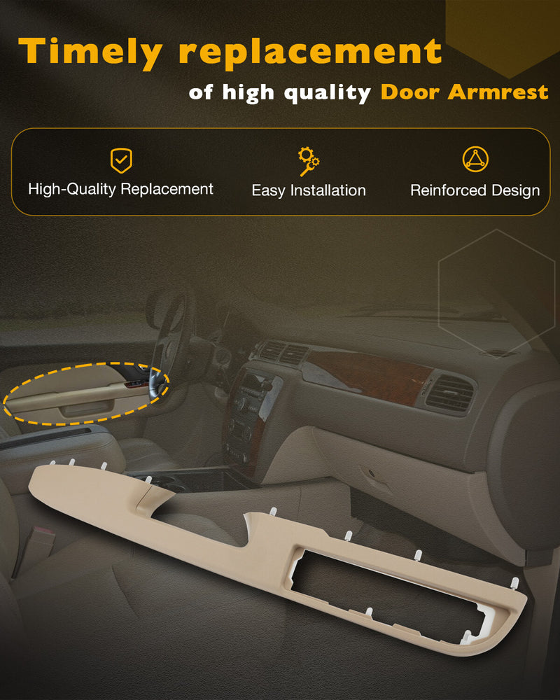 Driver Armrest Repair Set for Chevy Silverado GMC Sierra 1500 2500 3500 HD 10 14
