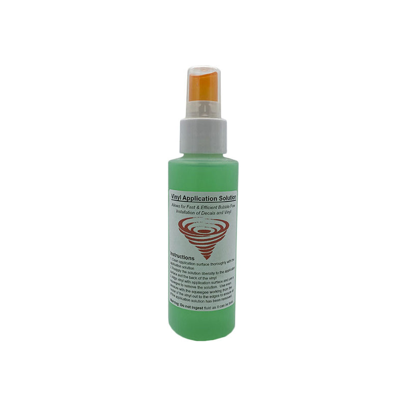 Vinyl Wrap Rapid Application Solution 4 Fl Oz Spray Bottle