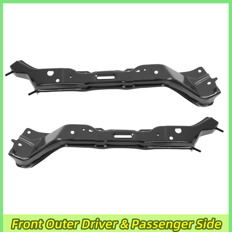 Pair Front Outer Bumper Retainer Bracket Support Set For Toyota Tundra 2007-2013