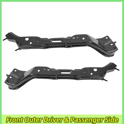 DURAFORCE Pair Front Outer Bumper Retainer Bracket Support Set For Toyota Tundra 2007-2013