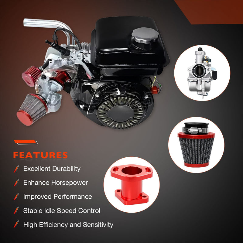 VM22 26mm Carburetor Throttle Assembly Kit for Predator 212cc GX200 196cc CT200U