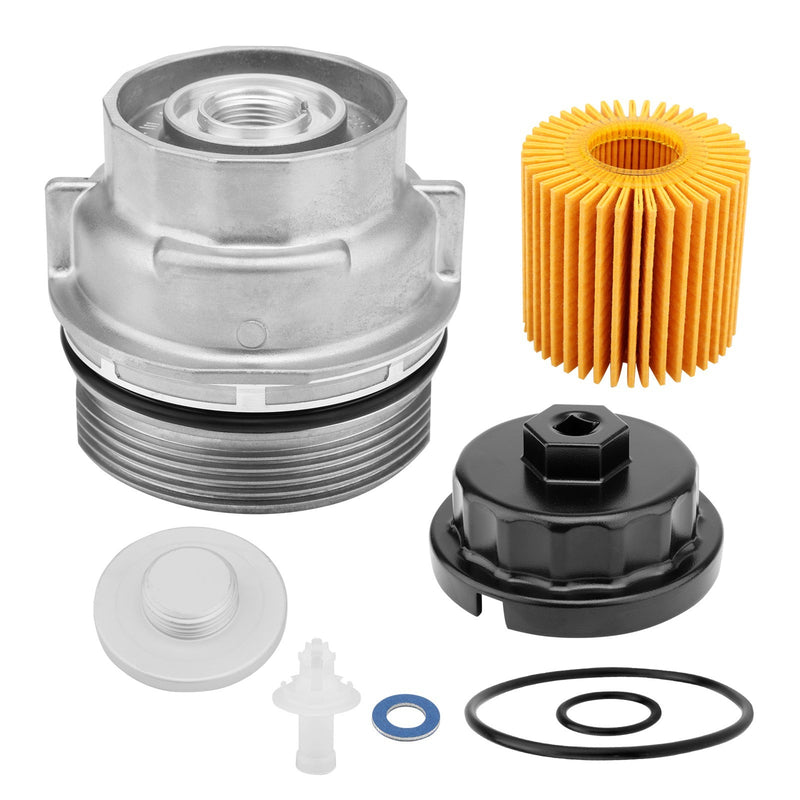1562031060 Oil Filter Housing Cap Kit for Toyota Lexus 2005 2021 Camry 4Runner