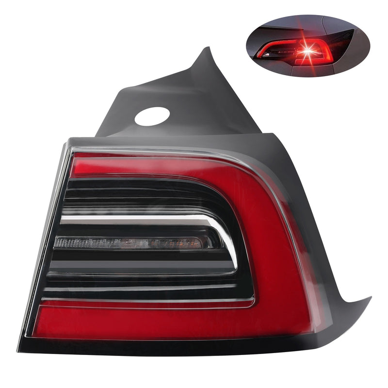 LED Outer Tail Light Rear Left & Right For Tesla Model 3 Y 2017 2024 3 Pin