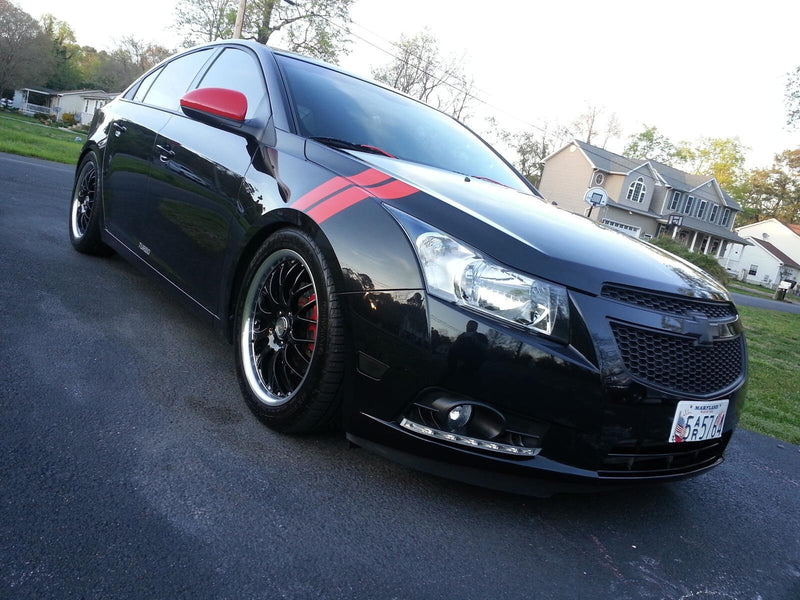 4 Inch Dual Fender Stripe Hash Mark Decal Kit For Chevy Cruze