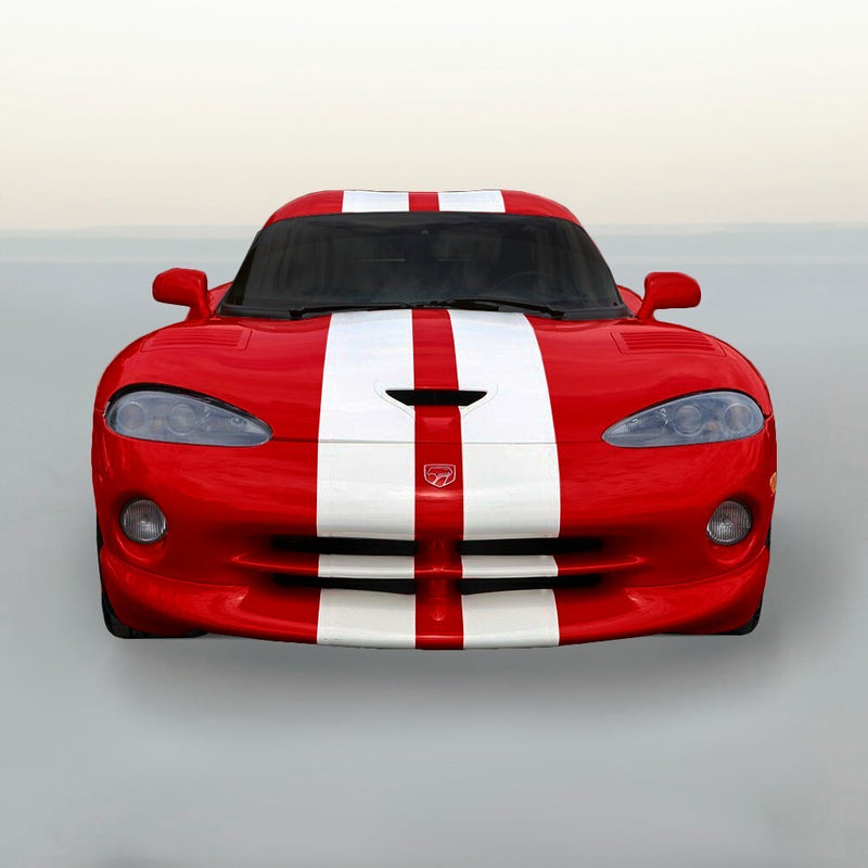 DURAFORCE 10 Inch Vinyl Rally Stripes Racing Stripe Bonus Kit SRT 10 GTS for Dodge Viper