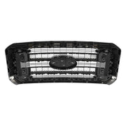 DURAFORCE Chrome Front Bumper Grille For Ford F250 F350 F450 F550 2011-2016 Platinum Style