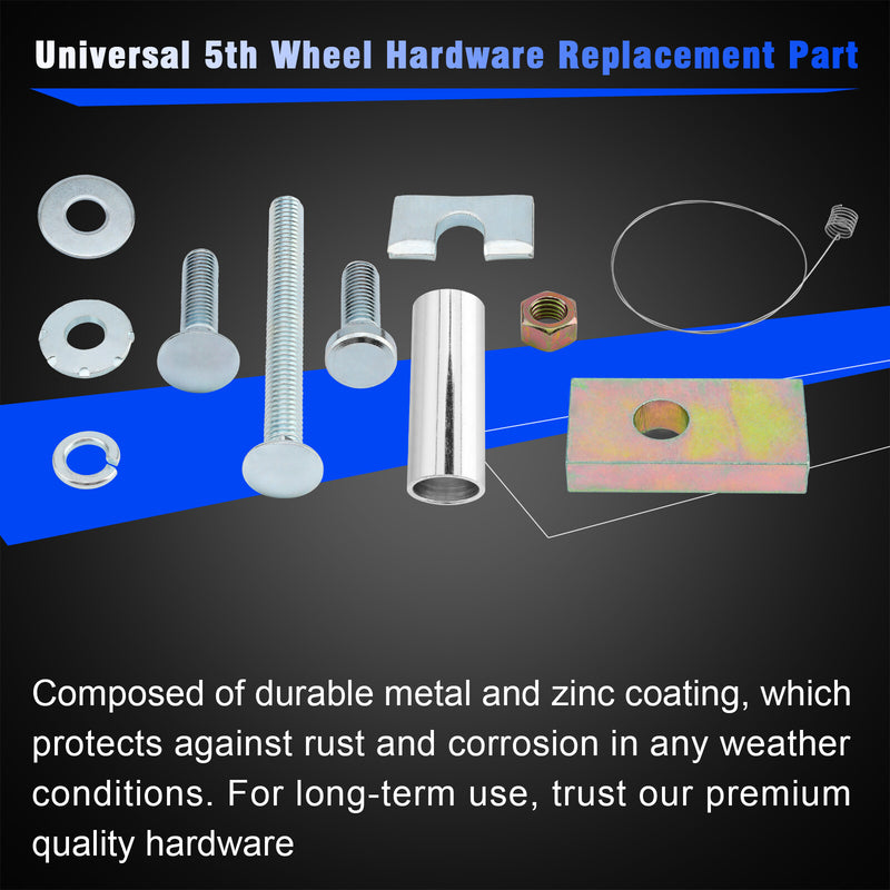 16111 5th Wheel Hitch Rail Hardware Mounting Kit Trailer Hitch Mount for Reese