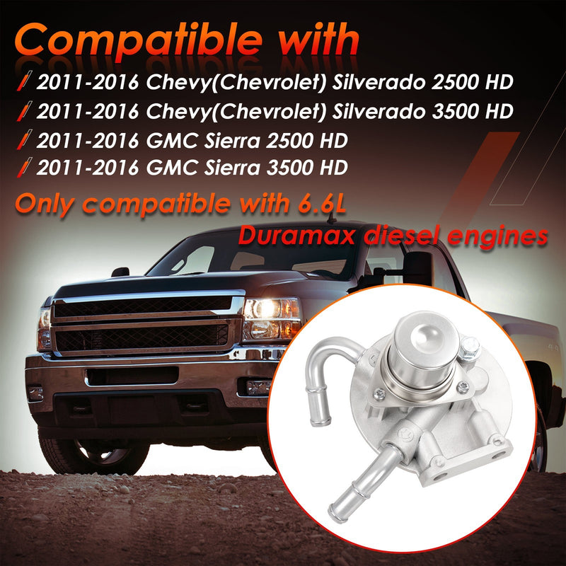 Fuel Filter Housing For Chevrolet Silverado GMC Sierra 2500 3500 HD 6.6L Diesel