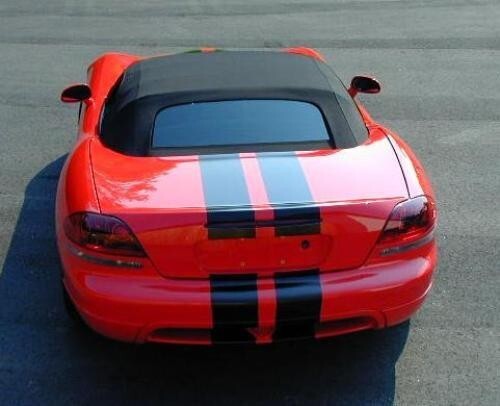 DURAFORCE 10 Inch Vinyl Rally Stripes Racing Stripe Bonus Kit SRT 10 GTS for Dodge Viper