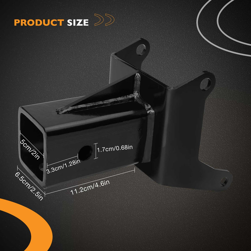 100945 Rear Receiver Hitch 2 for 12 23 Can Am Renegade 1000 450 500 570 650 800