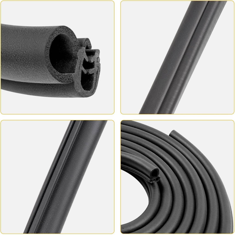 Front Door Weatherstrip Seal For GMC Sierra Chevy Silverado Cadillac 99-07 2Pcs